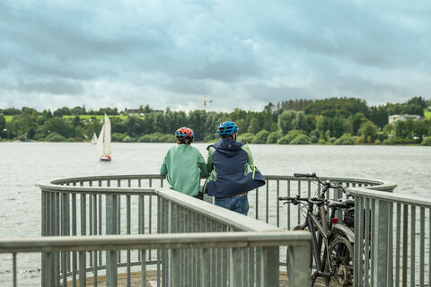 Paar an Talsperre