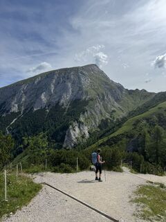 Photo de Gerti Hartmann 79 le long du parcours