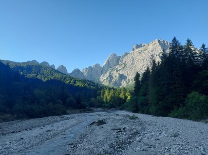 Foto von Margret Brunner entlang der Tour