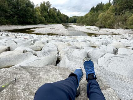 Photo de Christian Pflegerl le long du parcours