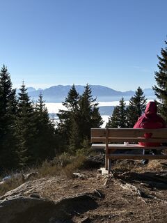 Foto de Reinhard Frewein a lo largo del recorrido