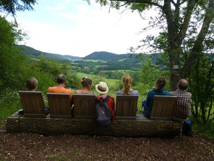 Rast auf dem Interstuhl-Pfad