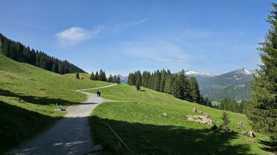 Foto von Yvonne Karcher entlang der Tour
