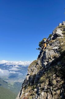 Foto de Aurelian Böhler a lo largo del recorrido