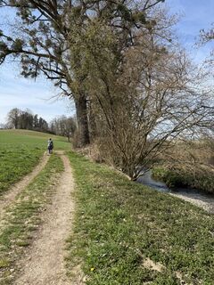 Foto von Johanna Arpagaus entlang der Tour