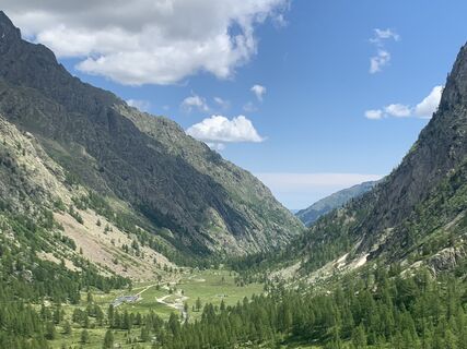 Photo de Toni Lerda le long du parcours