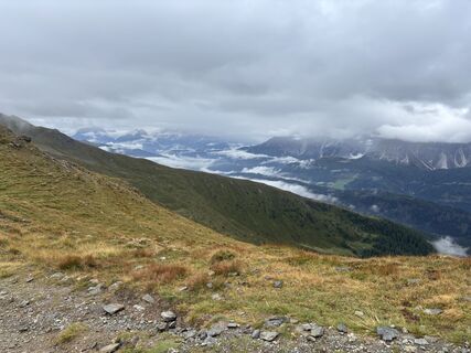 Photo de Sylvia Sellung le long du parcours
