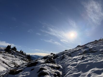 Foto de Sonja Boscarolli a lo largo del recorrido