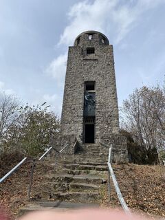 Foto von Norbert entlang der Tour
