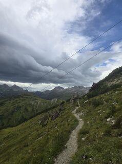 Foto von Katharina Genschel entlang der Tour