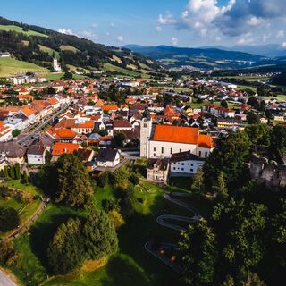 Blick auf Bad St. Leonhard