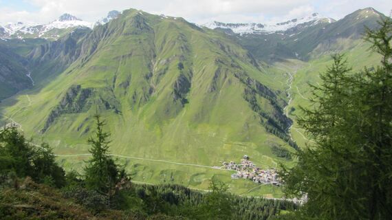 Aussicht auf Laret
