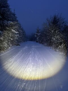 Photo de Benjamin Reinhart le long du parcours