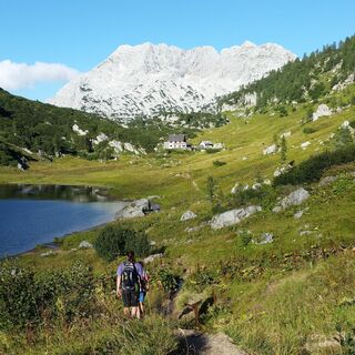 Elmsee mit Pühringerhütte