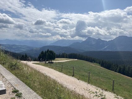 Foto von Heinz Sperl entlang der Tour