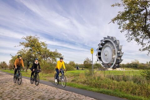 Das Schaufelrad Gerbisdorf am Werbeliner See