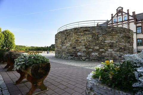 Reste der ehemaligen Saalburg