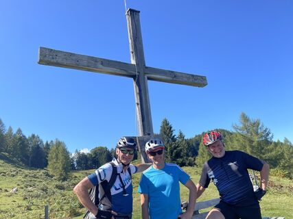 Foto de Matthias Schorn a lo largo del recorrido