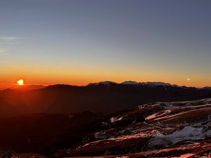 Zdjęcie z Nicola Florini wzdłuż trasy