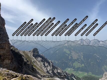 Photo de Bernhard Schmid le long du parcours