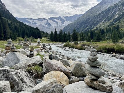 Photo de Peter Vogt le long du parcours