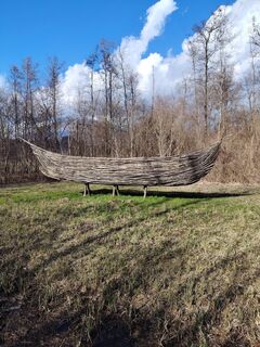 Foto de Anita Lovat a lo largo del recorrido
