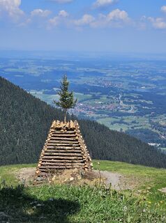Foto von Martina entlang der Tour