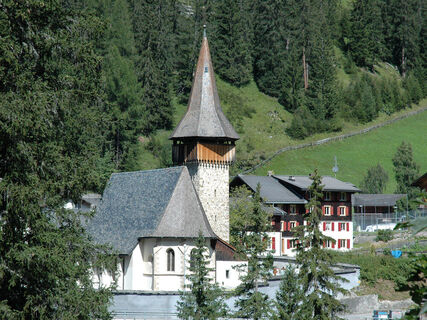 Die Kirche von Langwies