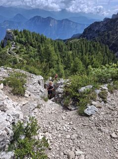 Foto von Raffaella Laghetto entlang der Tour