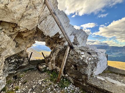 Photo de Norbert Herbig le long du parcours