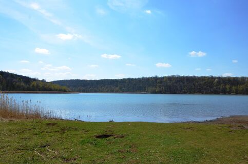 Reihersee Salzgitter, Blick vom Nordufer aus