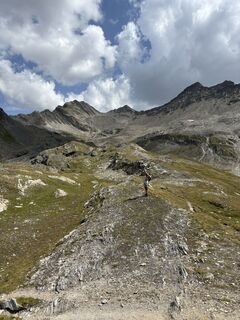 Foto de Adelheid Jorberg a lo largo del recorrido