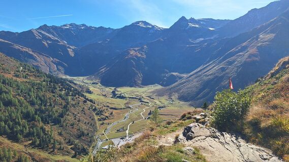 Foto von Susi entlang der Tour