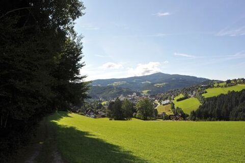 Blick Richtung Birkfeld, Birkfeld in der Oststeiermark