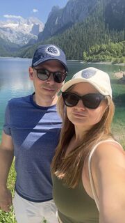 Foto von Viktoria entlang der Tour