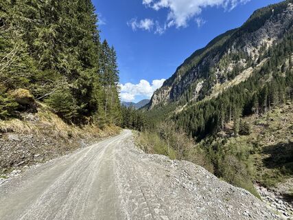 Foto von Stuart Walker entlang der Tour