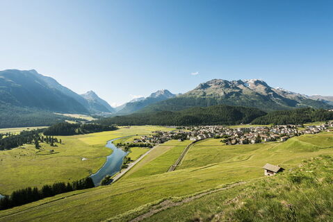 Aussicht auf Celerina