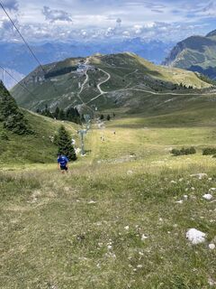 Foto de Wolfgang Thomaschitz a lo largo del recorrido