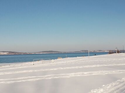 Winter am Berzdorfer See, Görlitz