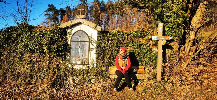 Foto von Klaus Lehner entlang der Tour