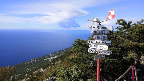 Foto von Michele Zollia entlang der Tour
