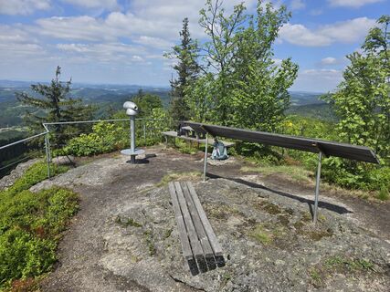 Fotografia z Elisabeth Zednik na trase