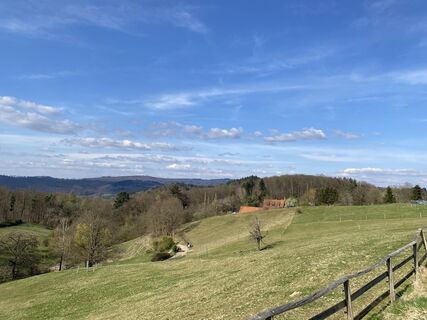 Photo de Karin Veh le long du parcours