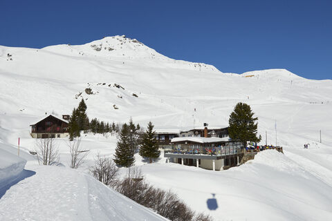 Das Restaurant Alpenblick im Winter