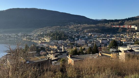 Zdjęcie z Marco Musio wzdłuż trasy