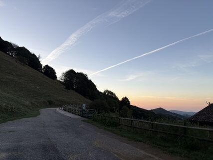 Foto de Abramo Di Bernardo a lo largo del recorrido