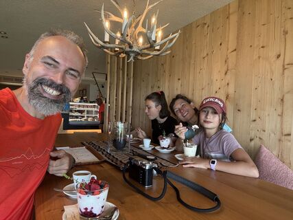Foto von David Blazek entlang der Tour