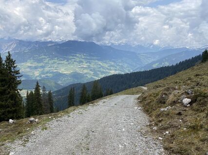 Foto von Ed Hurt entlang der Tour