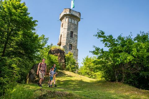 Zschopautalweg Bismarckturm in Thermalbad Wiesenbad