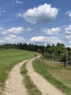 Foto von Jens entlang der Tour